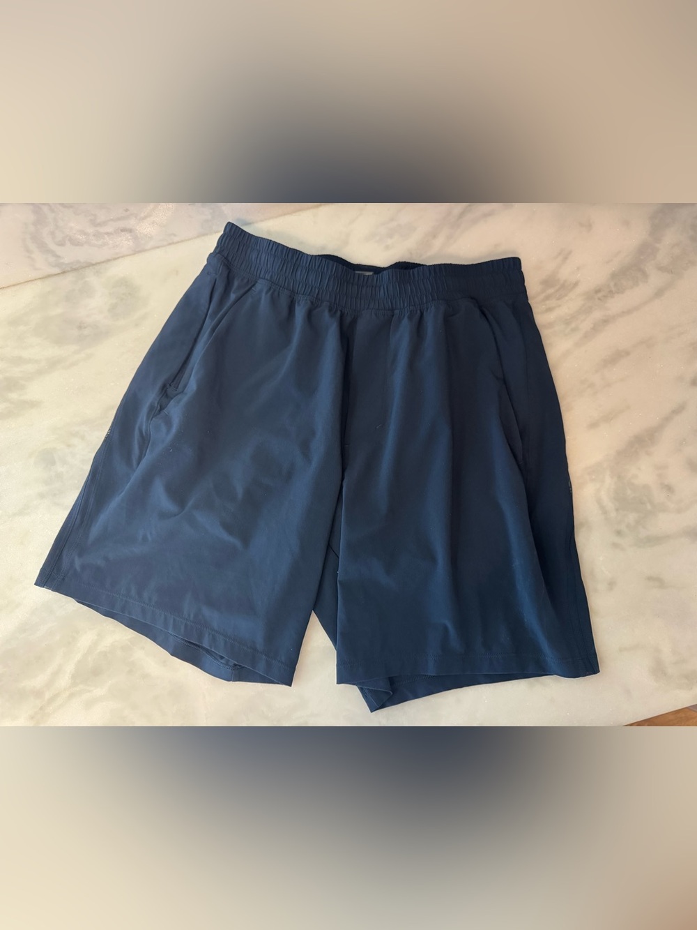Men’s navy blue lululemon shorts